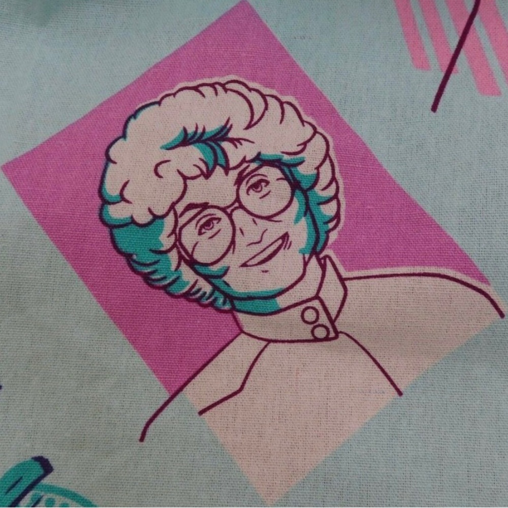 The Golden Girls Apron Retro 80s 90s Waist Apron with Pocket NEW Ruffle - Picture 13 of 15